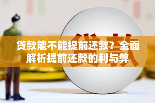 秦皇岛贷款能不能提前还款？全面解析提前还款的利与弊