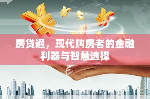 汝阳房贷通，现代购房者的金融利器与智慧选择