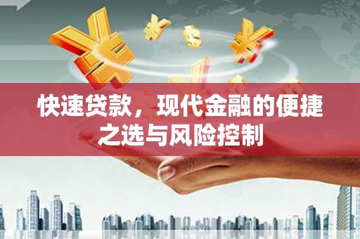 茂林快速贷款，现代金融的便捷之选与风险控制