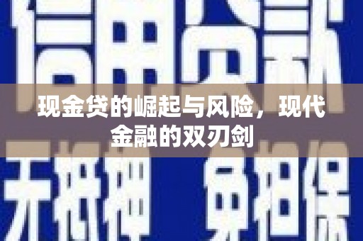 云龙现金贷的崛起与风险，现代金融的双刃剑