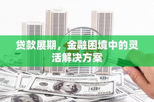 磐石贷款展期，金融困境中的灵活解决方案