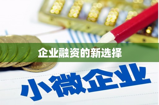 榕城企业融资的新选择
