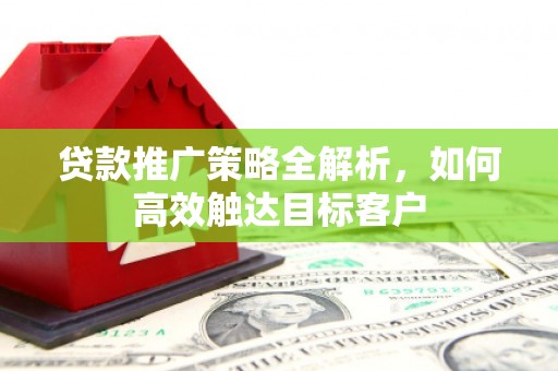 嘉荫贷款推广策略全解析，如何高效触达目标客户