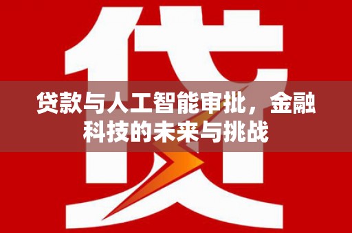 奎文贷款与人工智能审批，金融科技的未来与挑战