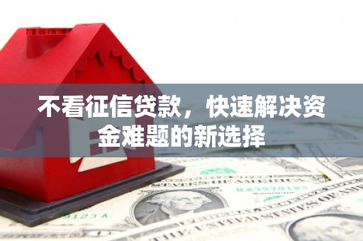 掇刀不看征信贷款，快速解决资金难题的新选择
