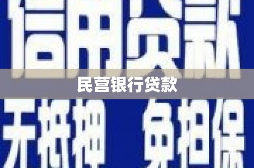 元长民营银行贷款