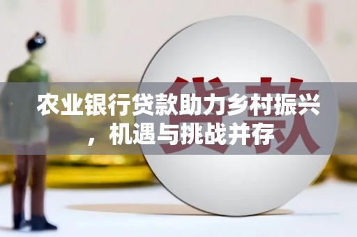 海东农业银行贷款助力乡村振兴，机遇与挑战并存