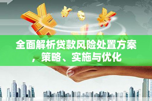 梅州全面解析贷款风险处置方案，策略、实施与优化