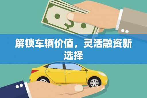 西夏解锁车辆价值，灵活融资新选择